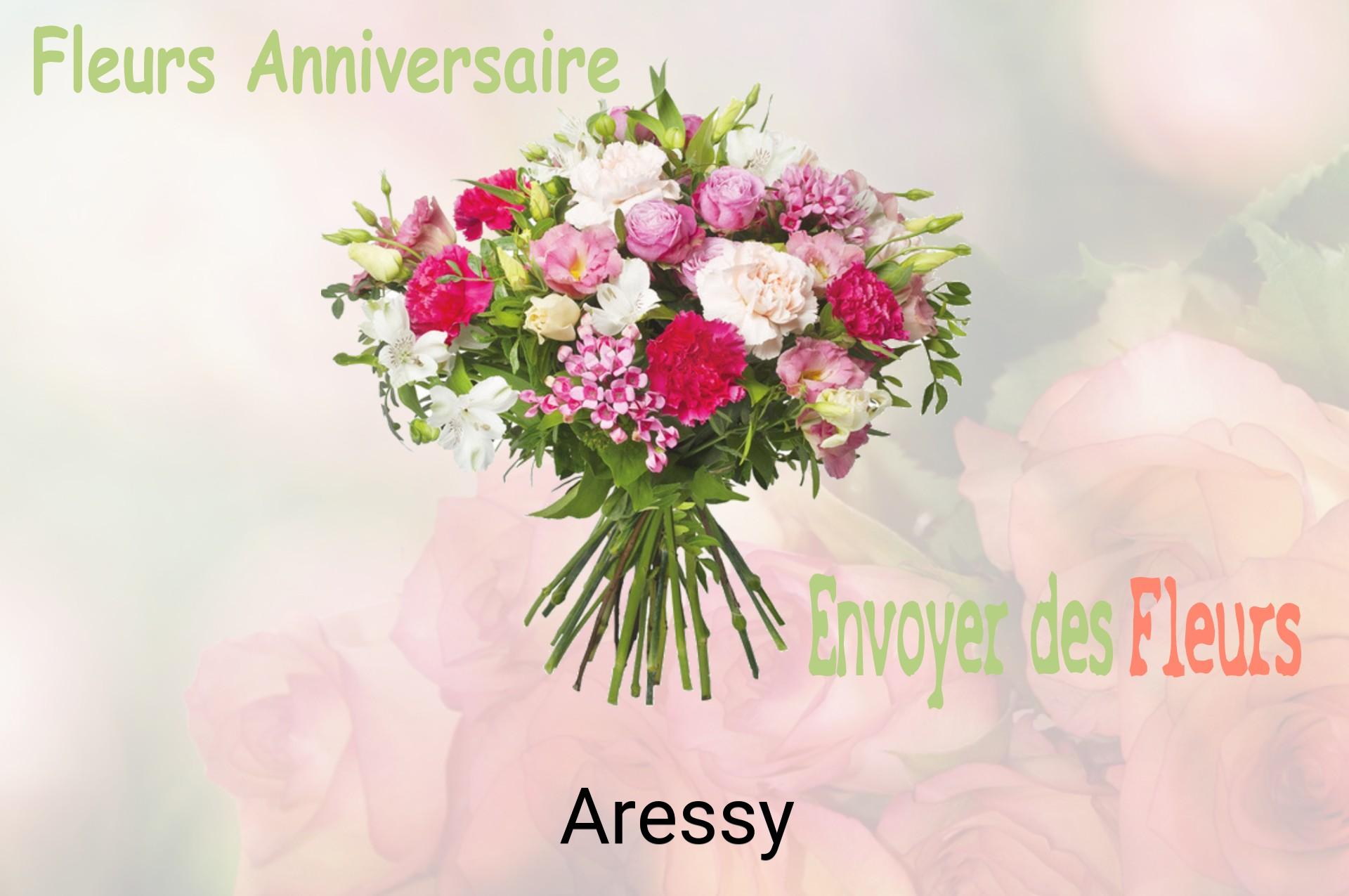 Bouquet de fleurs d’anniversaire livré à Aressy